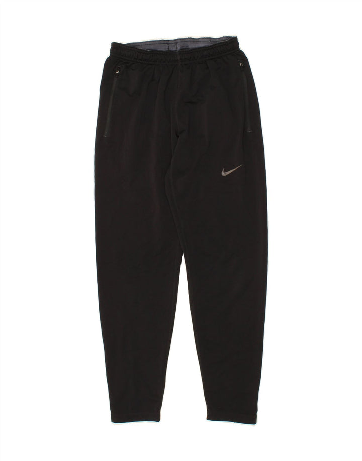 NIKE Womens Dri Fit Tracksuit Trousers UK 10 Small  Black Vintage Nike and Second-Hand Nike from Messina Hembry 