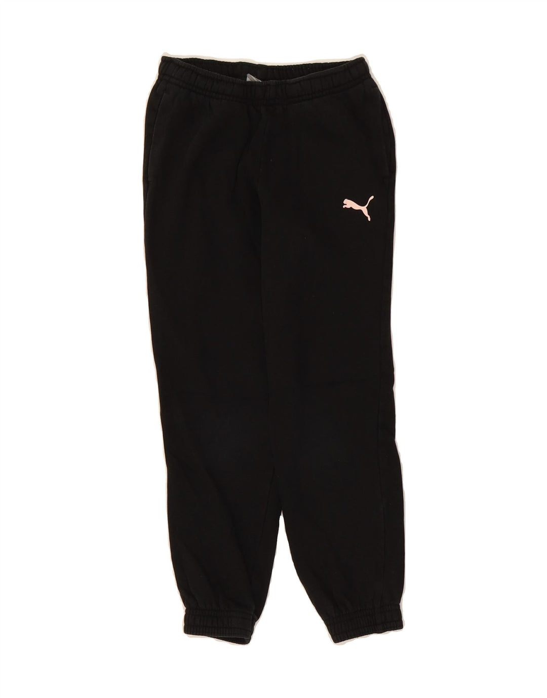 PUMA Boys Tracksuit Trousers Joggers 7-8 Years  Black Vintage Puma and Second-Hand Puma from Messina Hembry 