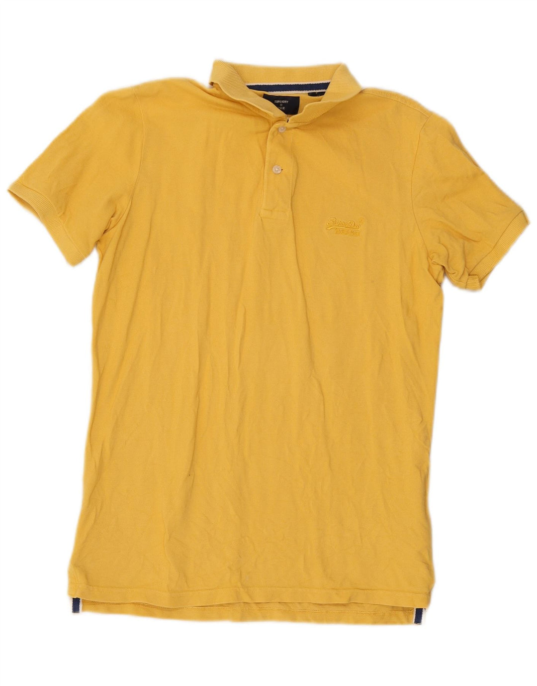 Superdry muška polo majica Srednje žuti pamuk