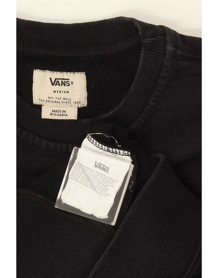 Vans muška majica srednje veličine crni pamuk