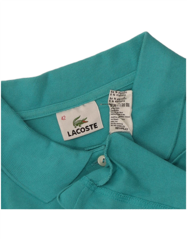 Lacoste ženska polo majica veličine 42 velika plava pamuk