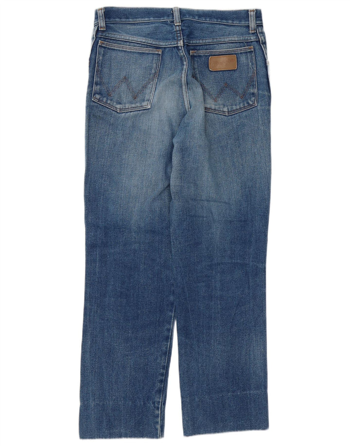 Wrangler muške ravne traperice W32 L27 plavi pamuk