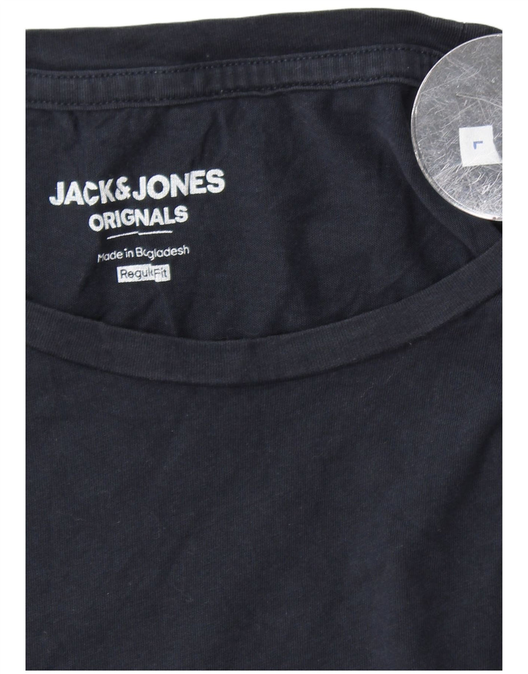 JACK & JONES Velika muška majica kratkih rukava standardnog kroja, tamnoplavi pamuk