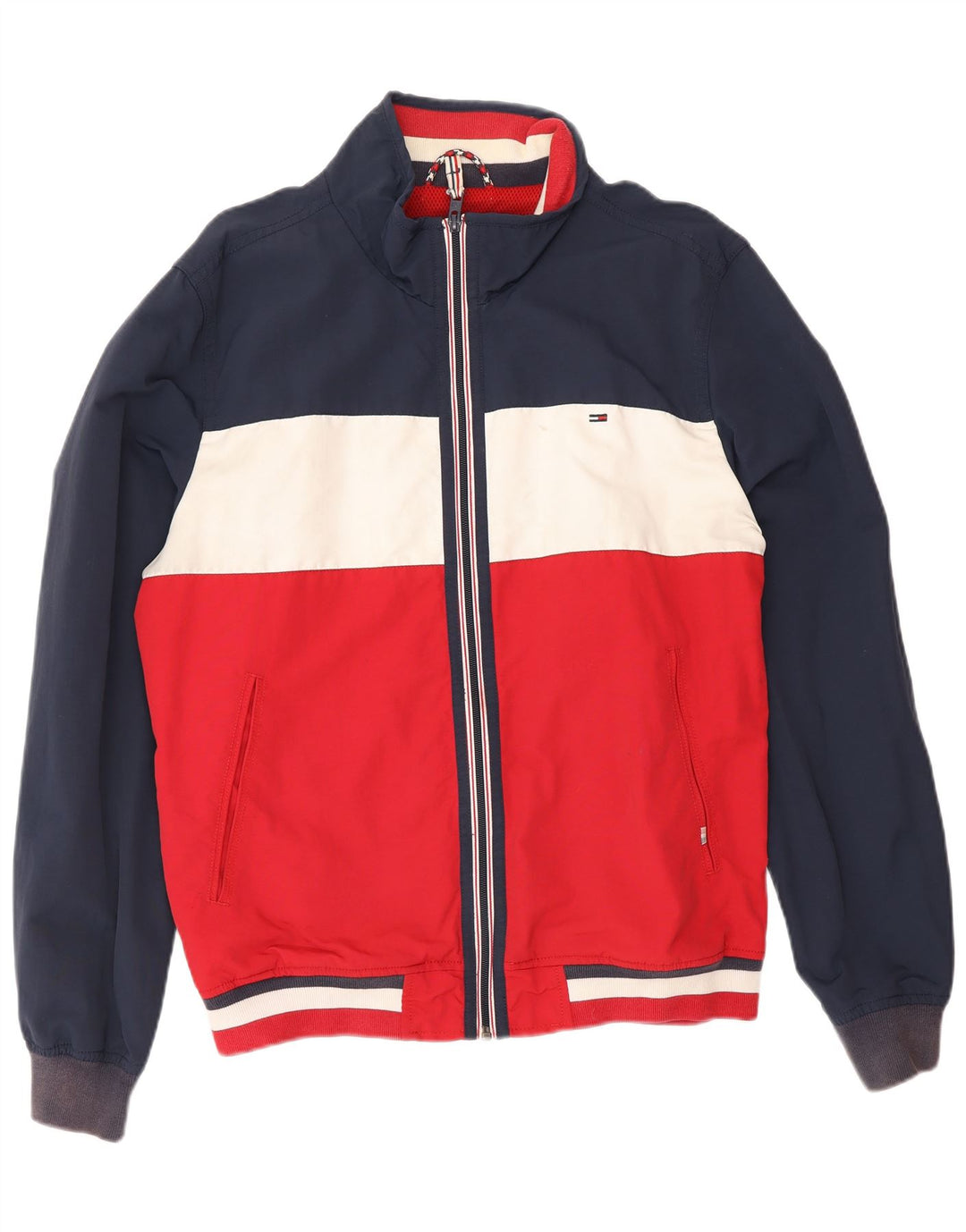 Tommy Hilfiger muška bomber jakna UK 40 velika tamnoplava pamuk u boji