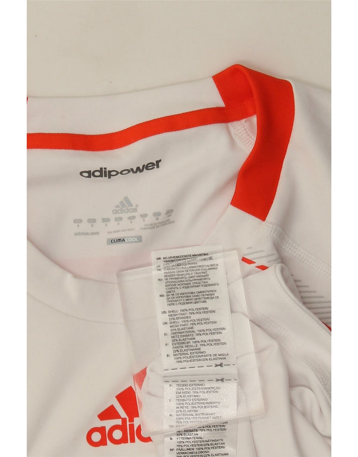 Adidas muška Climacool majica kratkih rukava Mali bijeli poliester u boji