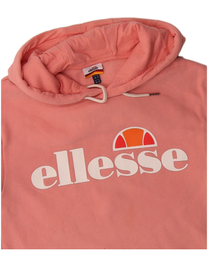ELLESSE Ženska majica s kapuljačom s grafičkim motivima UK 6 XS, ružičasta