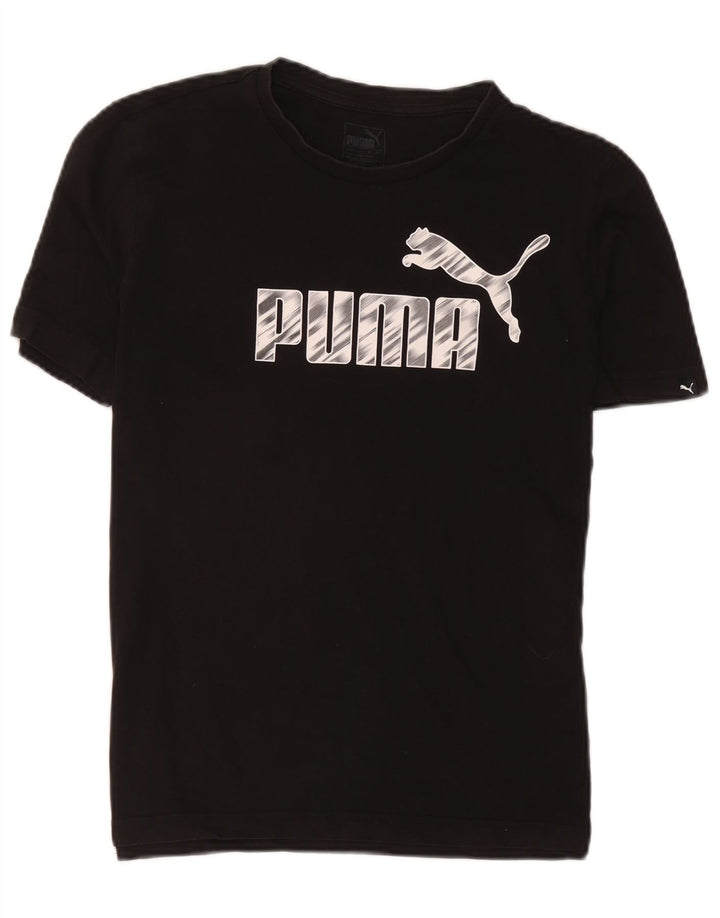 Puma muška majica s grafičkim motivima, mala crna
