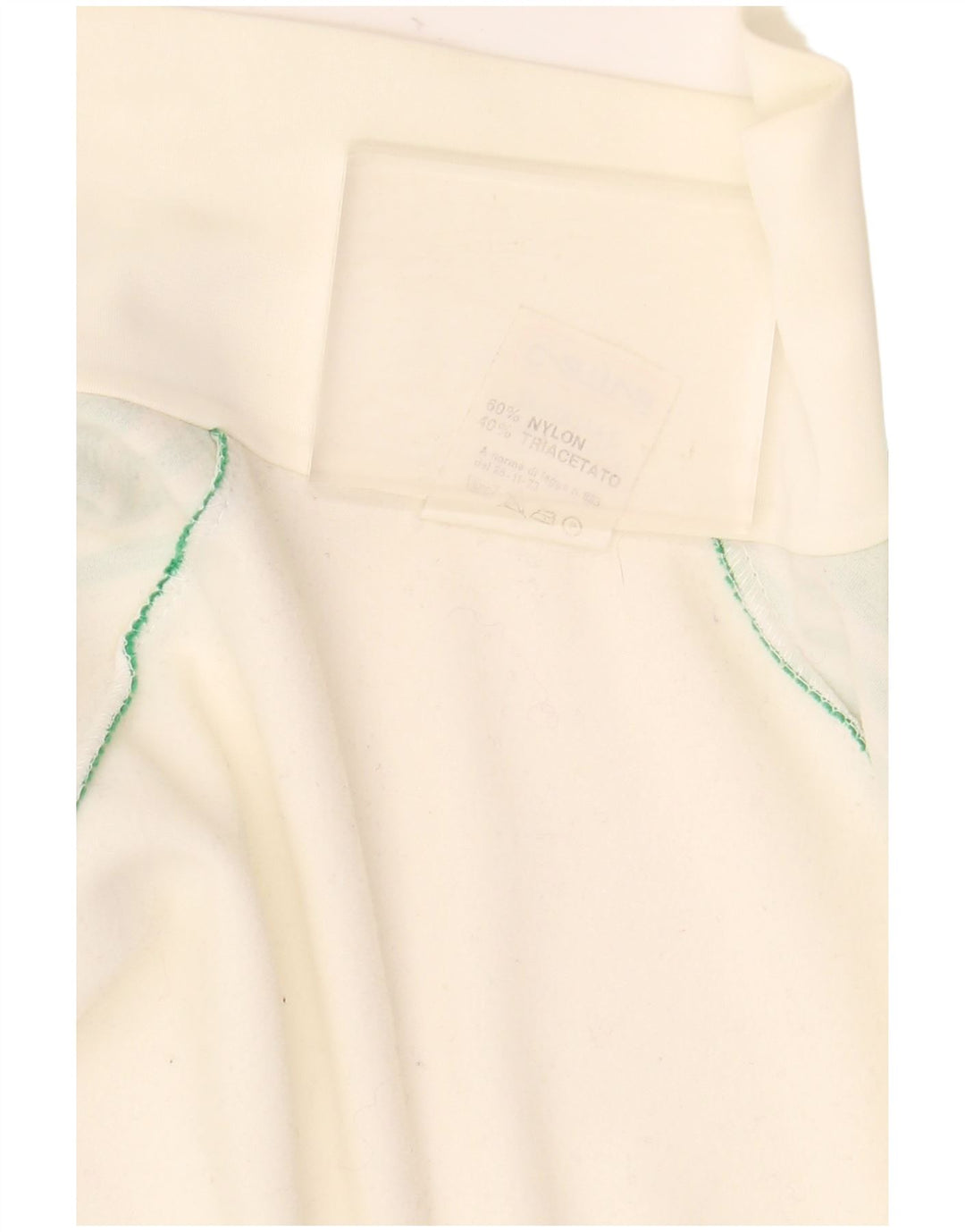 Vintage muška gornja jakna od trenirke 2XL bijeli najlon u boji