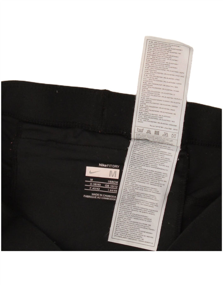 Nike ženske Capri tajice UK 10/12 Srednje crni poliester