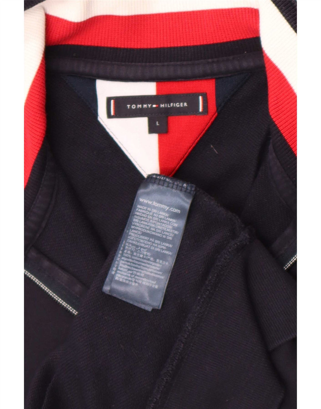 Tommy Hilfiger Muška gornja jakna od trenirke Velika tamnoplava pamuk