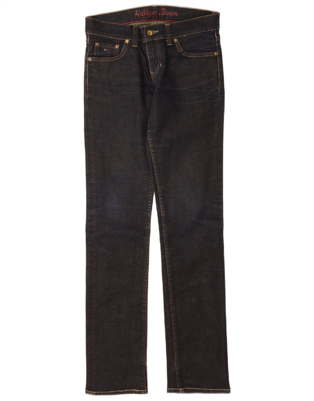 TOMMY HILFIGER Ženske uske traperice W26 L32 tamnoplave