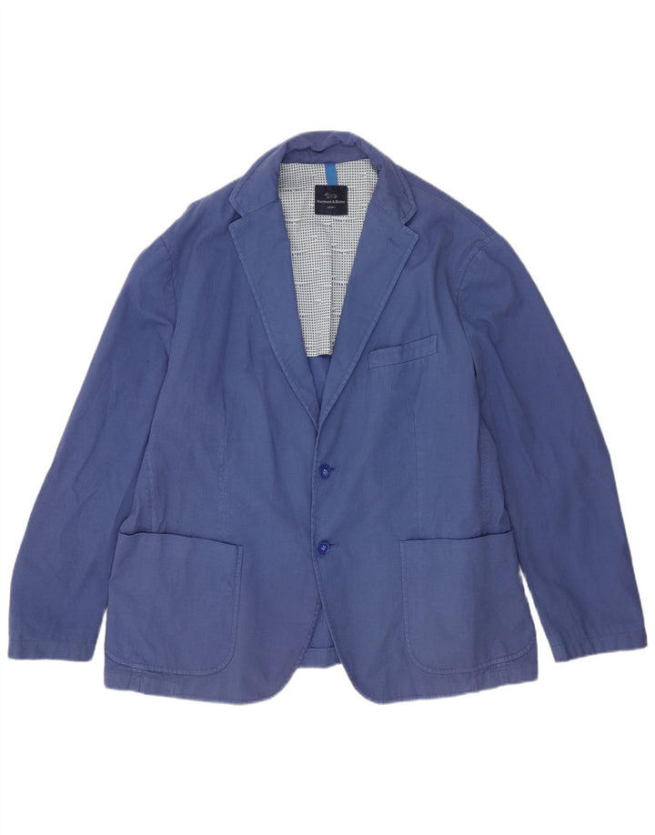 Harmont & Blaine muška jakna sa 2 gumba UK 42 XL plavi pamuk