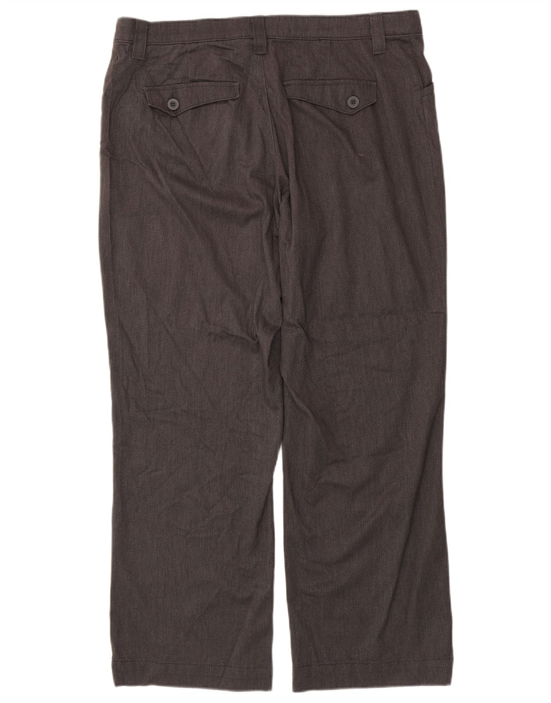 LEE Ženske ravne ležerne hlače visokog struka US 18 2XL W38 L29 sive