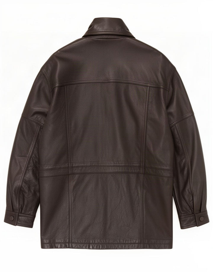 Kartel muški kožni kaput UK 40 Large Brown