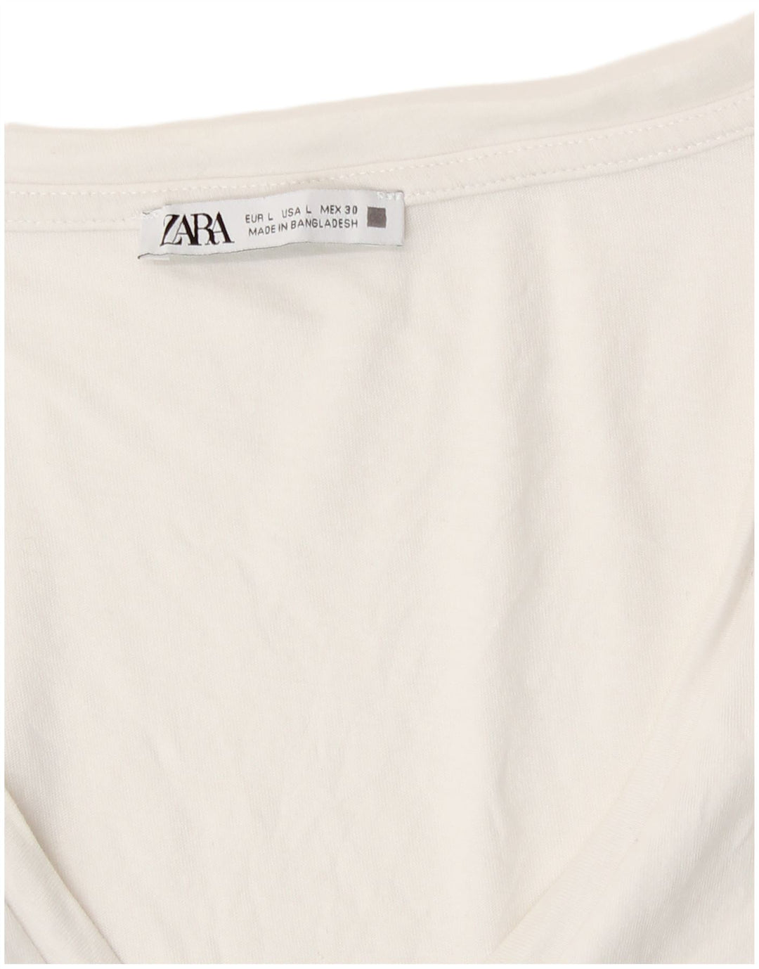 Zara ženska majica kratkih rukava UK 16 Large White