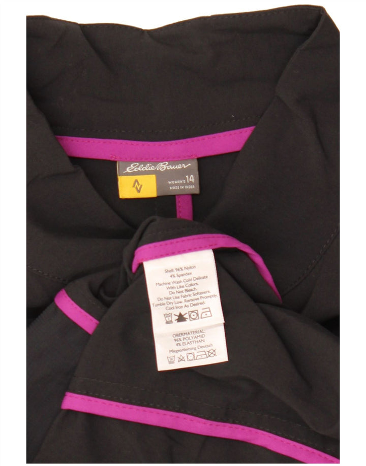 Eddie Bauer Ženska pomoćna jakna US 14 XL crni najlon