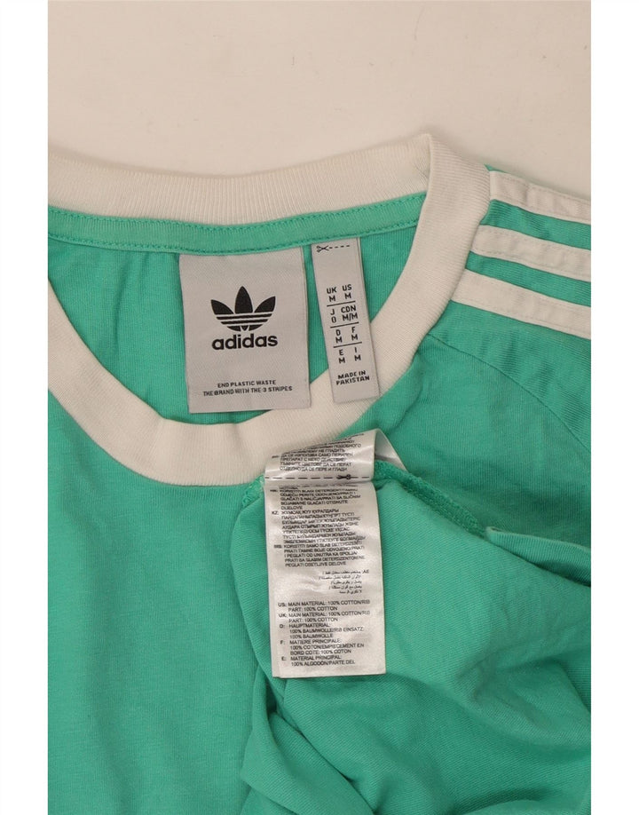 Adidas muška majica srednje tirkizne boje od pamuka