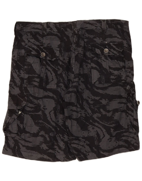 Billabong muške grafičke kargo kratke hlače W40 XL sive kamuflažne boje