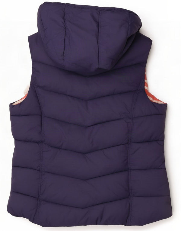 Joules Ženska podstavljena jakna s kapuljačom UK 14 Large Navy Blue Colourblock
