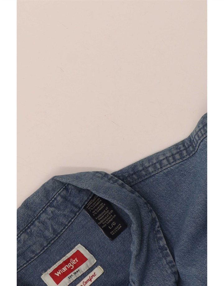 Wrangler muška traper majica kratkih rukava velika plava pamučna