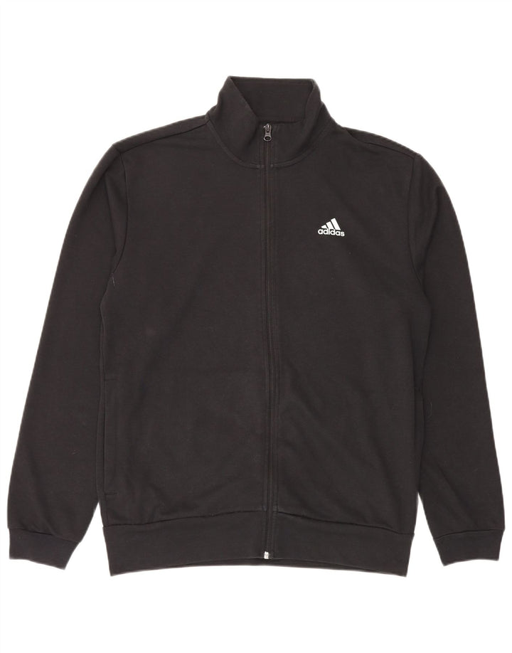 Adidas muška Aeroready Graphic gornja jakna od srednje crnog poliestera