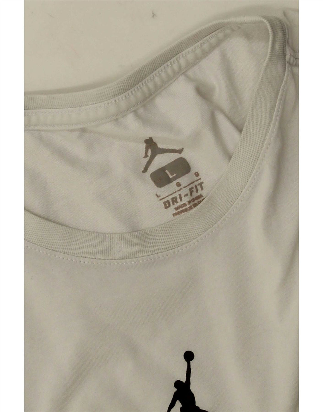 Velika bijela muška majica kratkih rukava Dri Fit