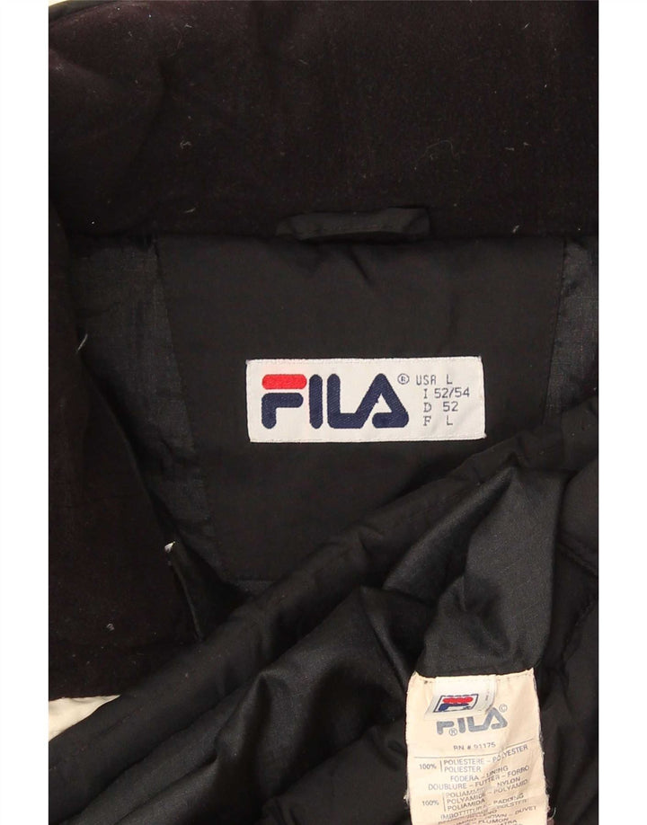 Fila muška podstavljena jakna UK 40 veliki crni poliester