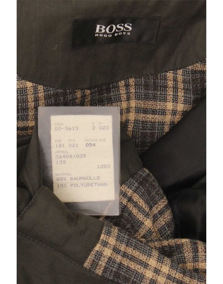 Muški kaput Hugo Boss EU 54 2XL kaki pamuk