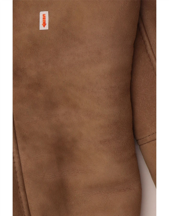 VINTAGE muška jakna s ovčicama IT 50 Large Brown Shearling