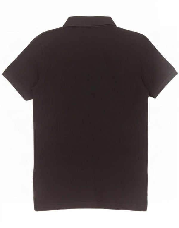 Superdry muška polo majica Srednje crni pamuk