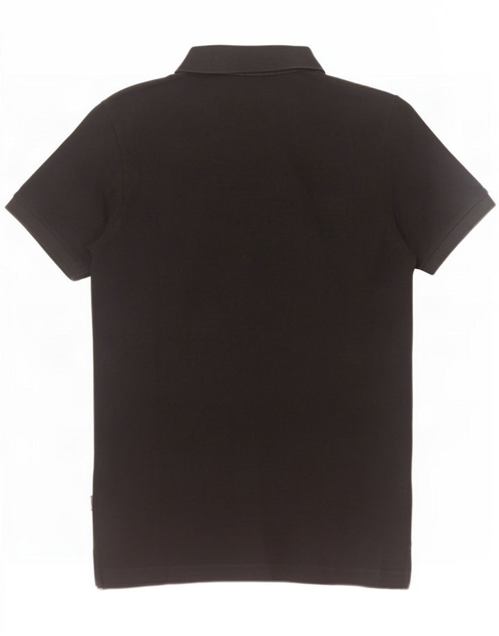 Superdry muška polo majica Srednje crni pamuk