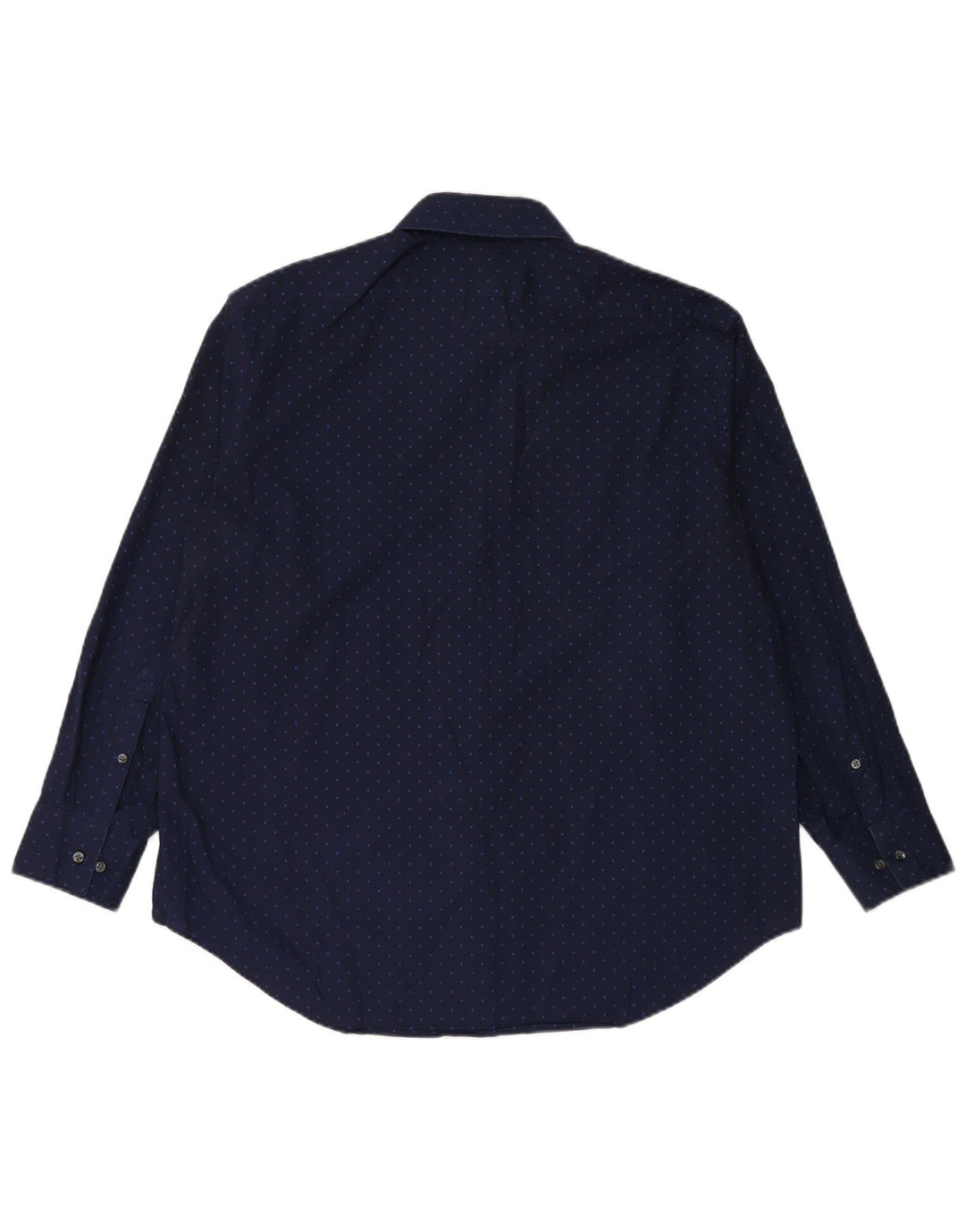 CALVIN KLEIN Muška uska košulja veličine 17 1/2 XL tamnoplavi pamuk na točkice