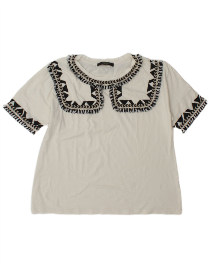 Max Mara ženska majica UK 12 Medium bijela