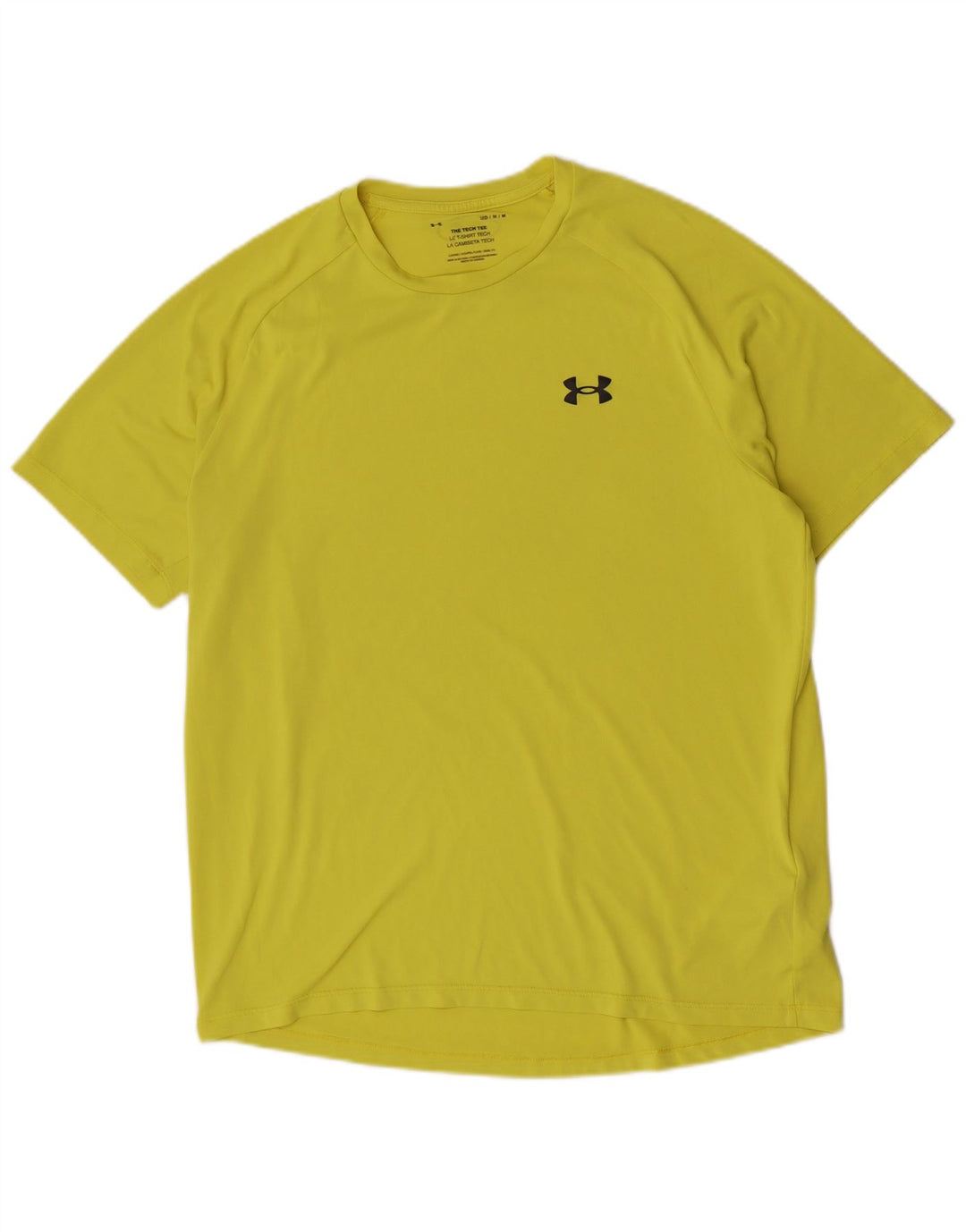 Under Armour, obična muška majica kratkih rukava, srednji žuti poliester