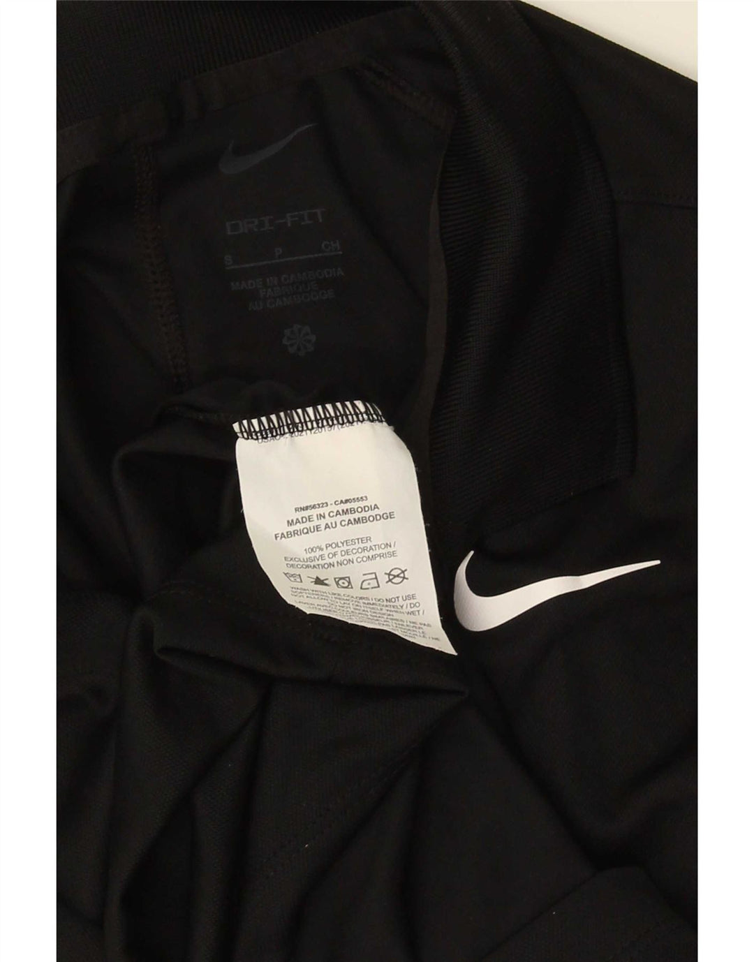 Nike muška Dri Fit polo majica mala crna poliester