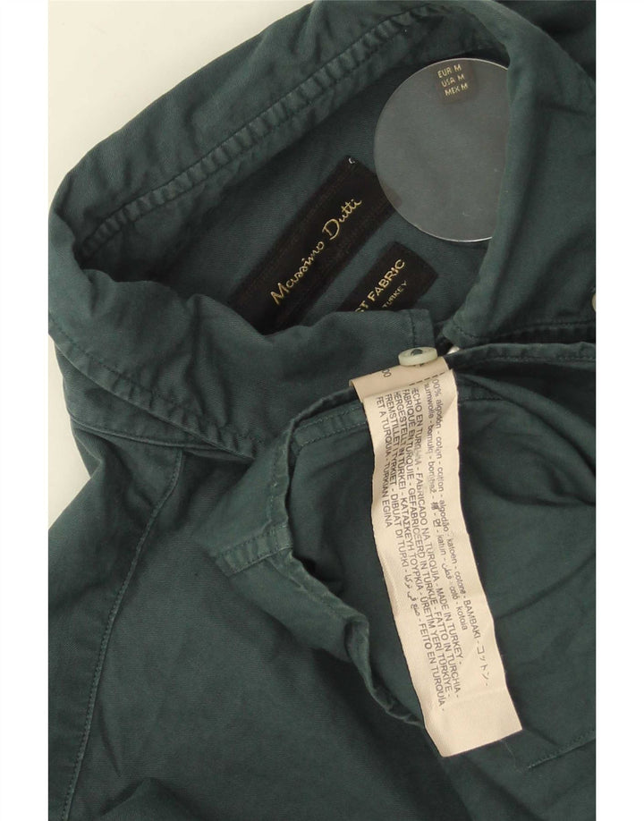Massimo Dutti muška košulja srednje zelene pamučne boje