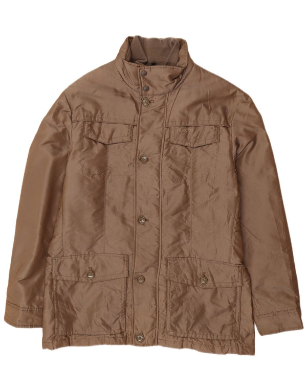 Geox Mens Respira Utility Jacket UK 42 XL smeđi poliamid