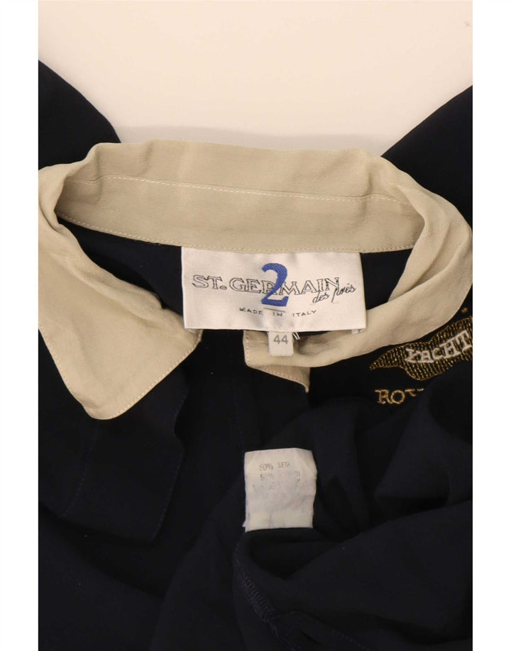 St. Germain Ženska Des Pres polo majica IT 44 srednje tamnoplave boje