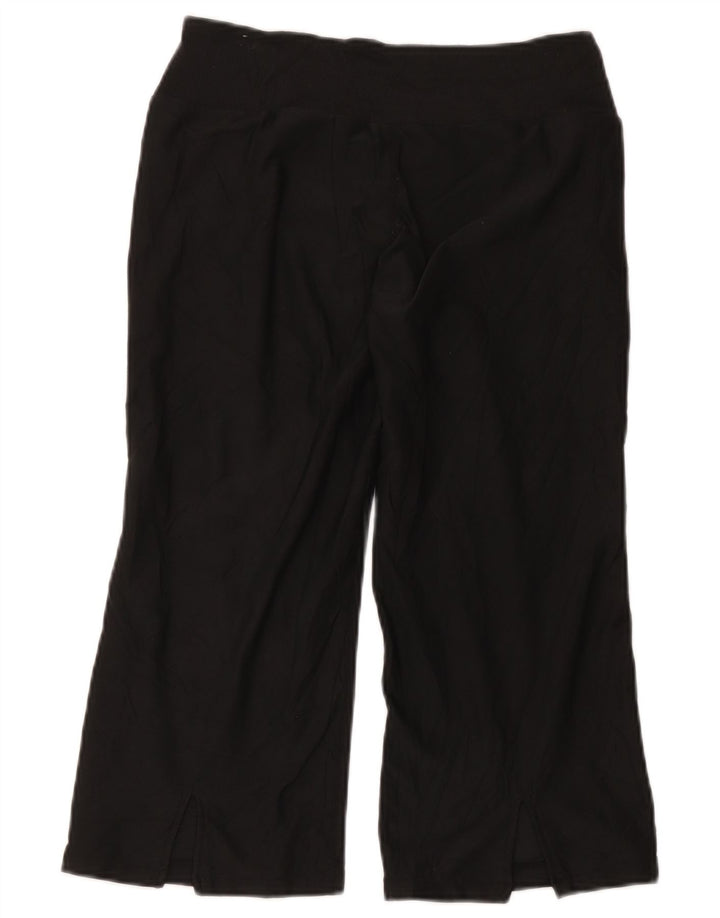 Nike Ženske Capri Trenirke Hlače US 8/10 Srednje crni poliester