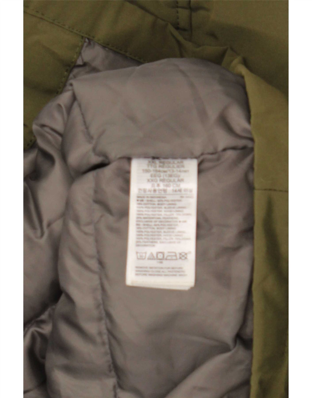 Gap Boys Parka jakna s kapuljačom 13-14 godina kaki poliester