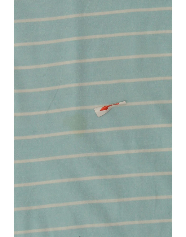 Patagonia Ženska majica s 3/4 rukavima UK 14 Medium Blue Striped Cotton