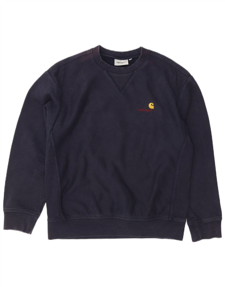 Carhartt muška dukserica Srednje tamnoplavi pamuk