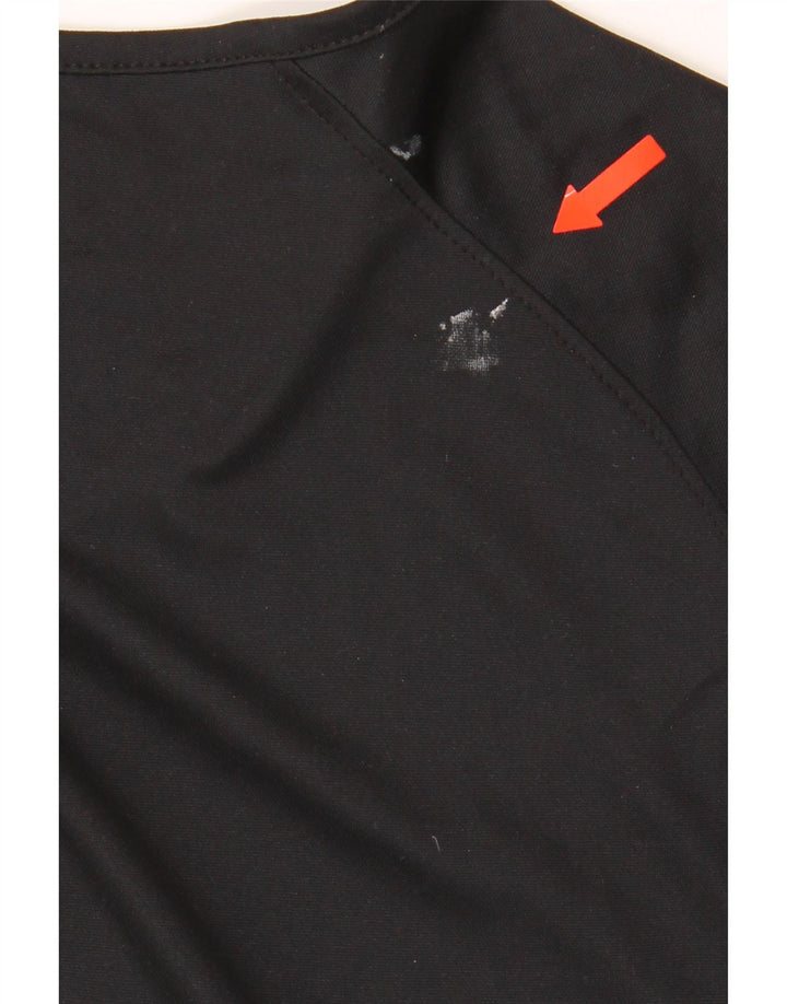NIKE Womens Dri Fit T-Shirt Top UK 14 Medium Black Polyester Vintage Nike and Second-Hand Nike from Messina Hembry 