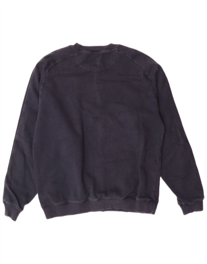 NIKE Muški džemper s grafičkim motivima UK 39/41 srednje tamnoplavi pamuk