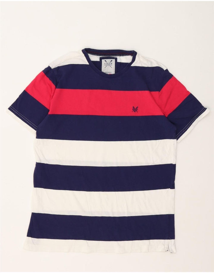 Crew Clothing Muška majica kratkih rukava Srednji raznobojni prugasti pamuk