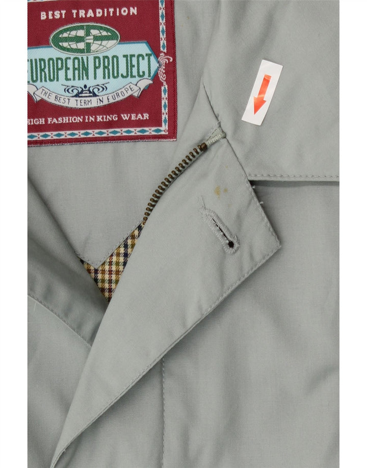 European Project muška bomber jakna UK 40 veliki sivi poliester