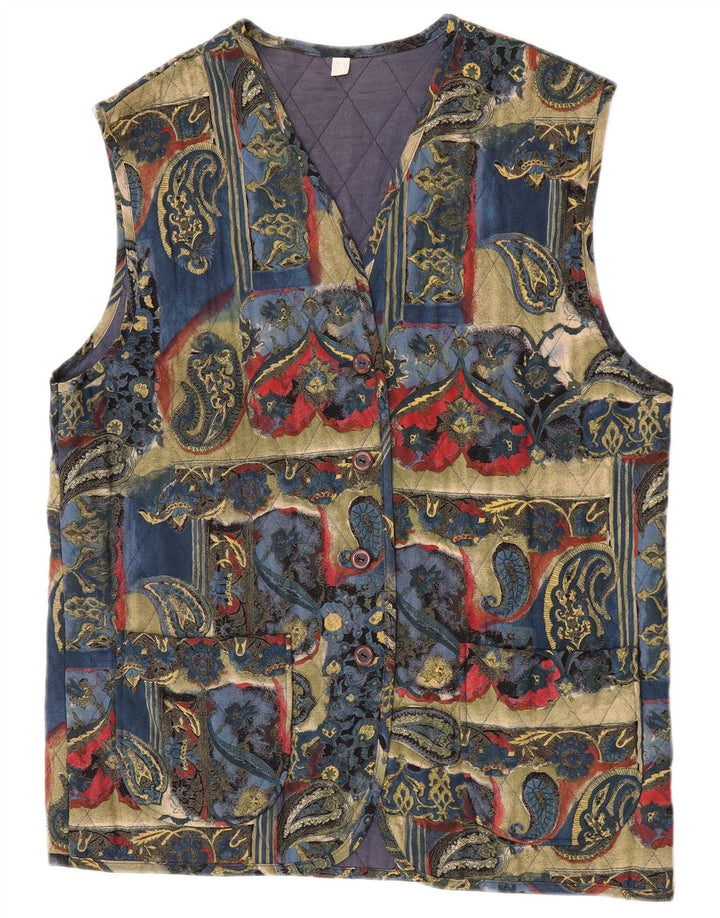 Vintage ženska prošivena jakna EU 42 Veliki raznobojni paisley