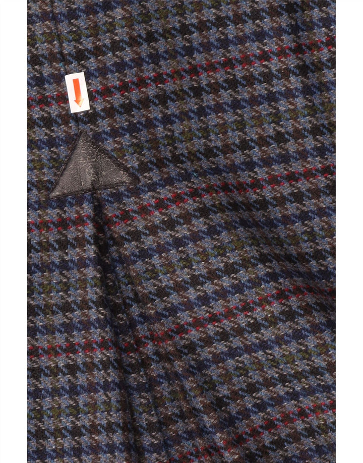 Vintage ženska pencil suknja UK 14 srednje veličine W28 plava hrskava zuba