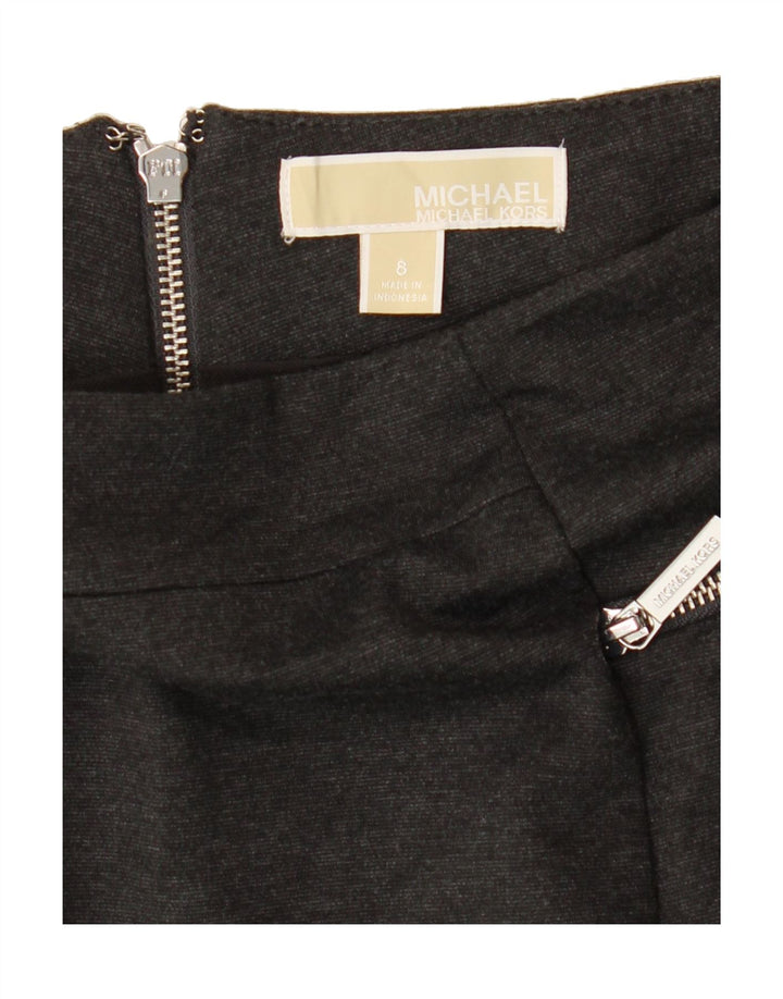 MICHAEL KORS Womens Straight Skirt US 8 Medium W30  Grey Polyester Vintage Michael Kors and Second-Hand Michael Kors from Messina Hembry 