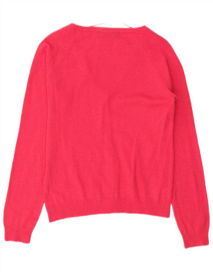 Zara ženski kardigan pulover UK 14 Large Pink